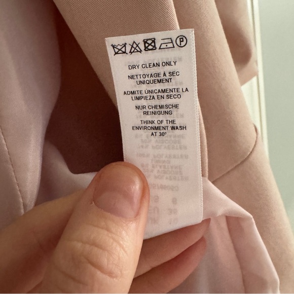 ASOS Blush Blazer with Cinched 3/4 Sleeves – Women’s Size 6 - Picture 7 of 11